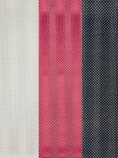帯揚げ　縞にドット