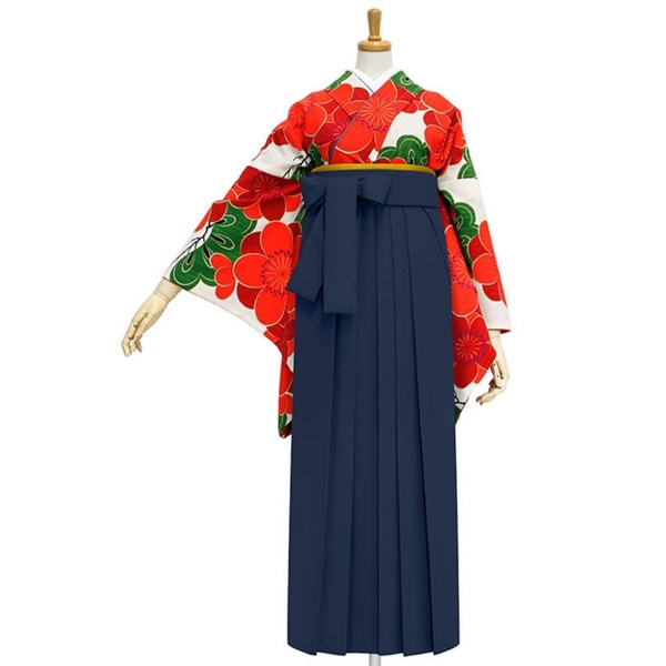 きもの単品 M0011 梅松 オフ