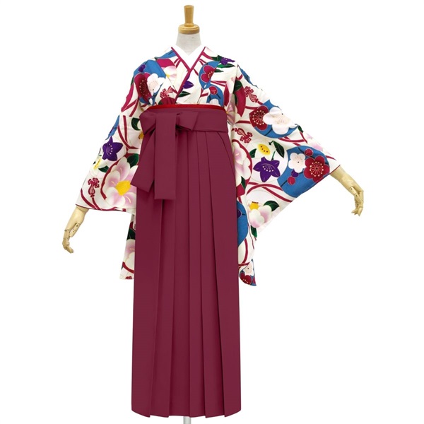 【Web限定】きもの単品 M0026 華丸紋 オフピンク