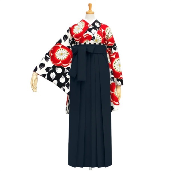【Web限定】M0039 市松桜 黒×白レンタルセット