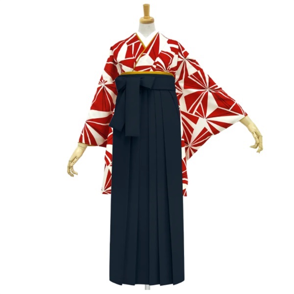 【Web限定】M0048 麻の葉 赤レンタルセット