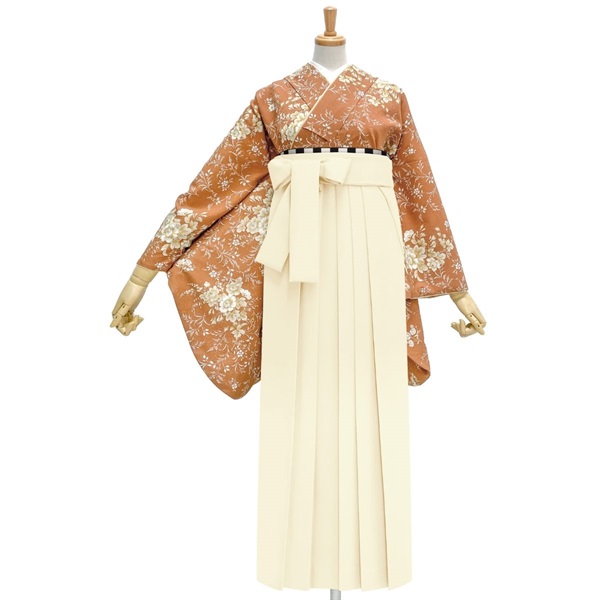 きもの単品 M0083 ガーデン テラコッタ