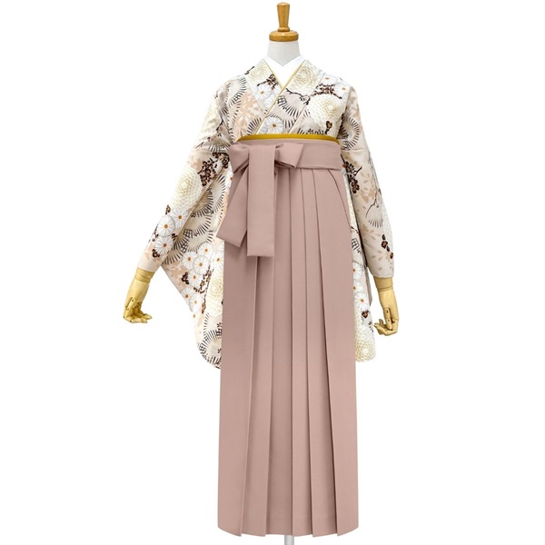 きもの単品 M0107 万寿菊 亜麻色