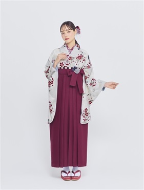 M0108 鶴に松桜 銀ねずレンタルセット