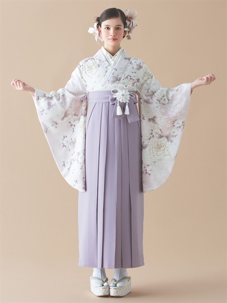 きもの単品 M0113 牡丹 ピンク