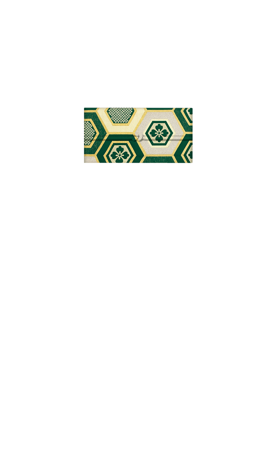 0012 花菱亀甲 / 緑